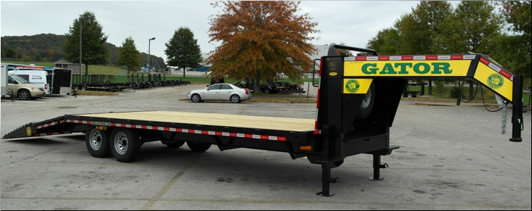 Gooseneck flat bed trailer for sale14k  McCreary County, Kentucky